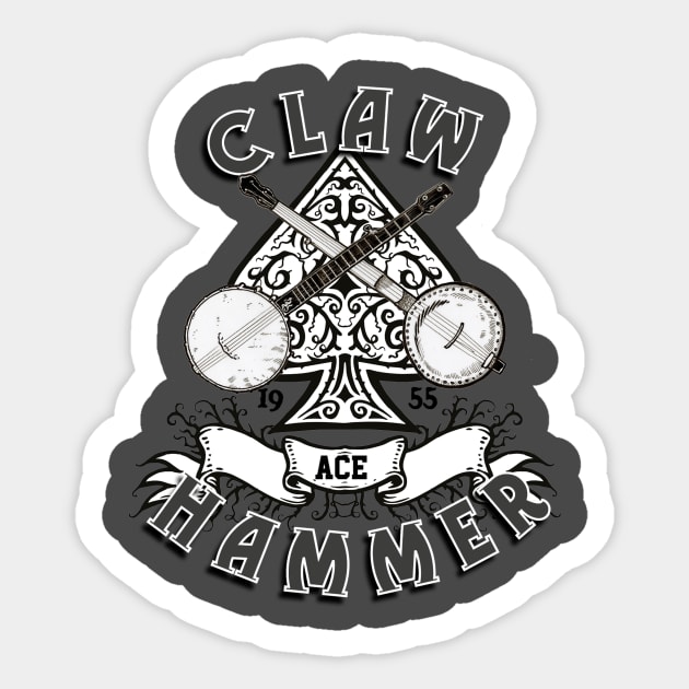 CLAWHAMMER ACE Sticker by Armadillo Hat